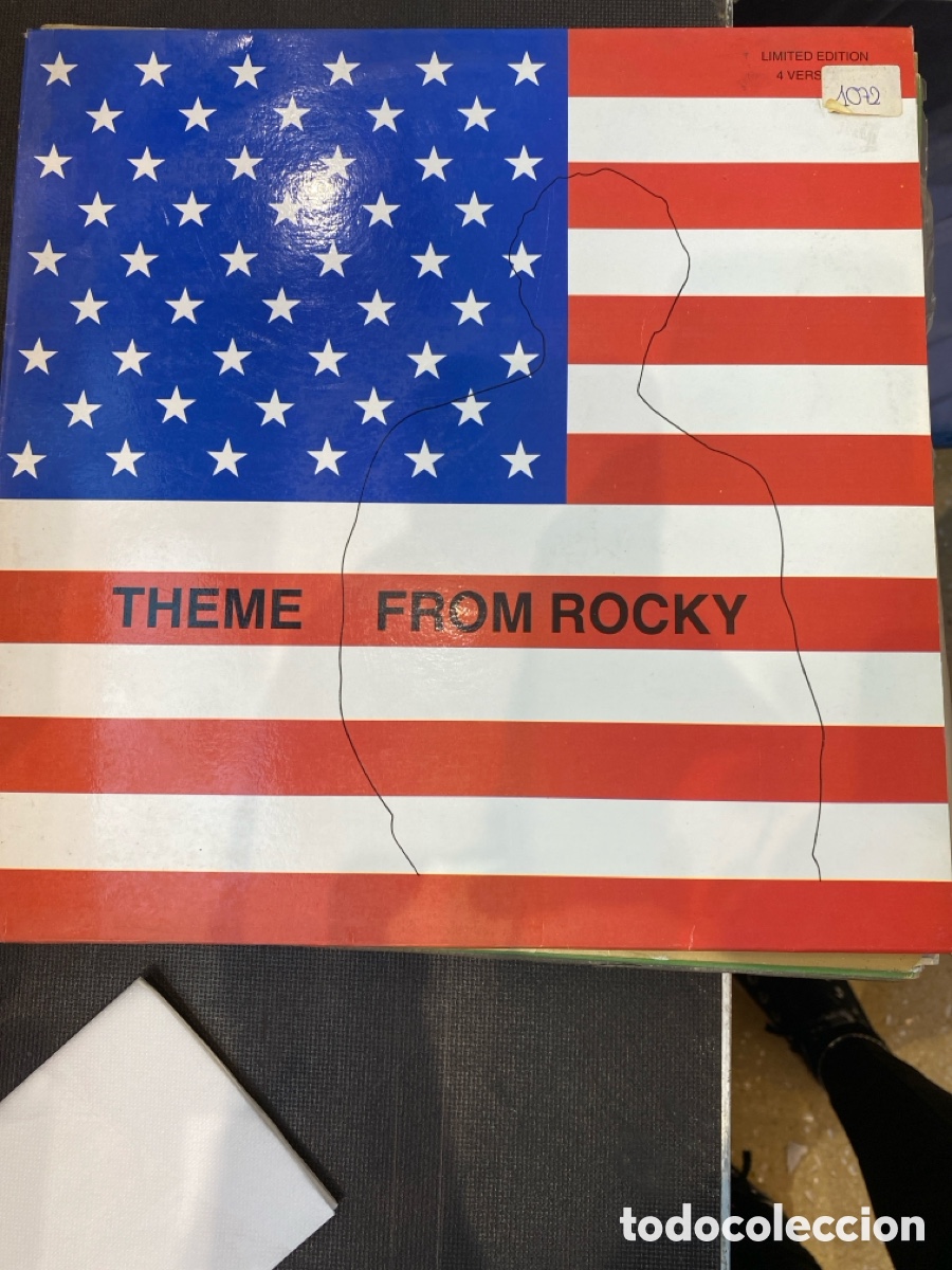 Discos de vinilo: ROUND ONE - THEME FROM ROCKY MAXI SINGLE SPAIN - Foto 1