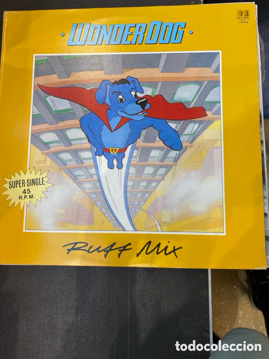 Discos de vinilo: WONDERDOG - RUFF MIX MAXI SINGLE SPAIN - Foto 1