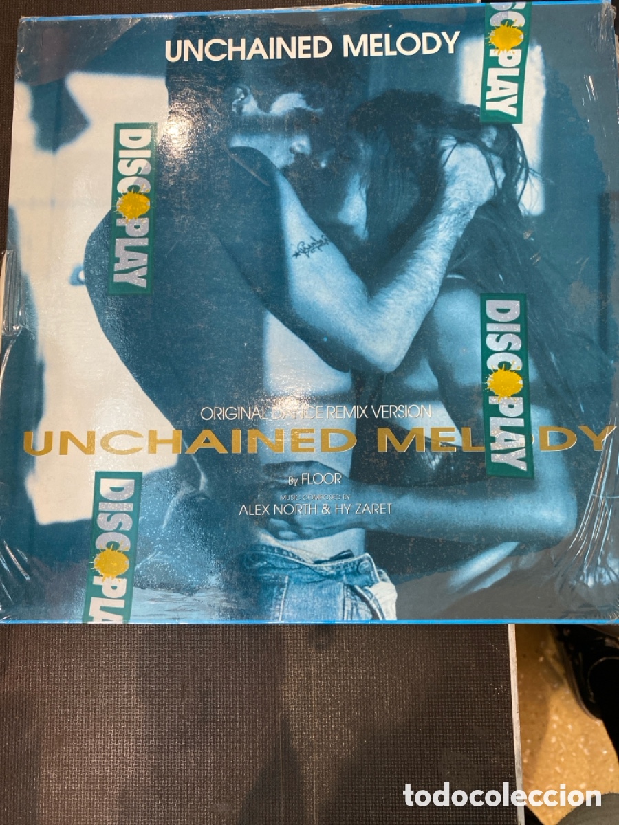 Discos de vinilo: UNCHAINED MELODY - ORIGINAL DANCE REMIX VERSION MAXI SINGLE SPAIN - Foto 1