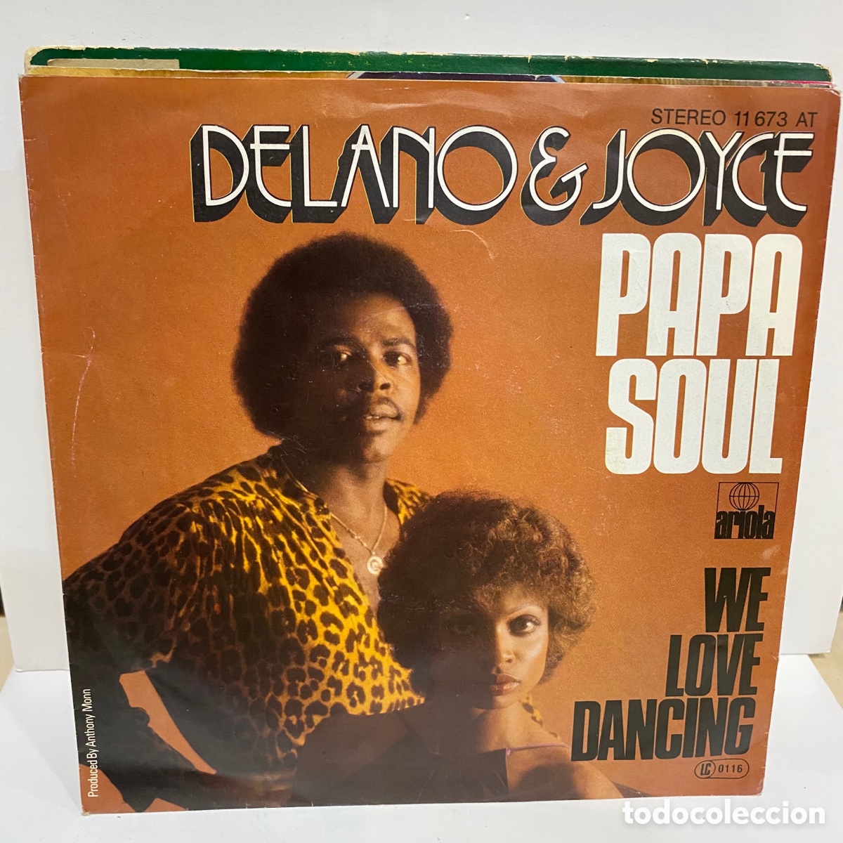 Discos de vinilo: Delano & Joyce - Papa Soul (7&rdquo;, Single) - Foto 1