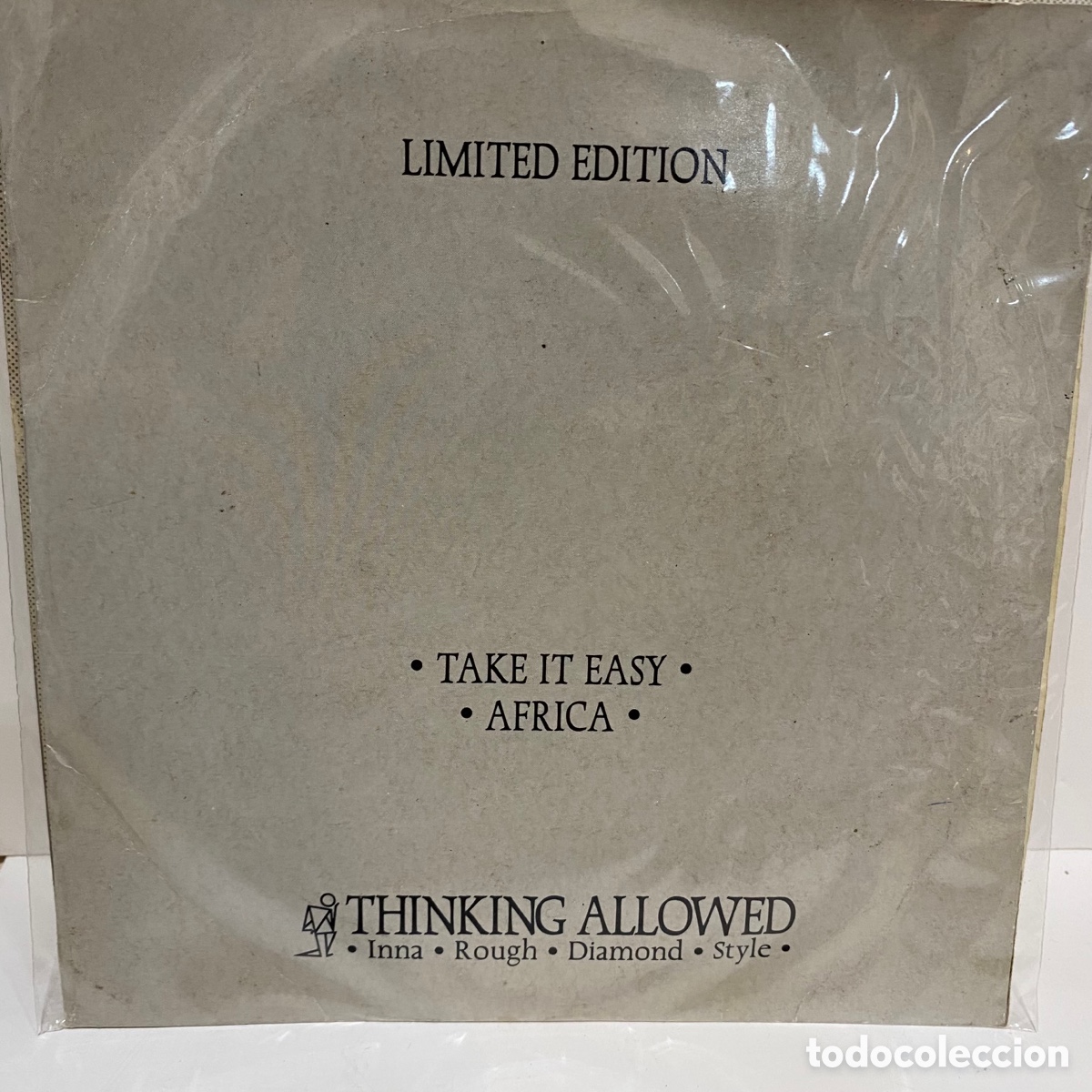 Discos de vinilo: Thinking Allowed - Take It Easy (7&rdquo;) - Foto 1