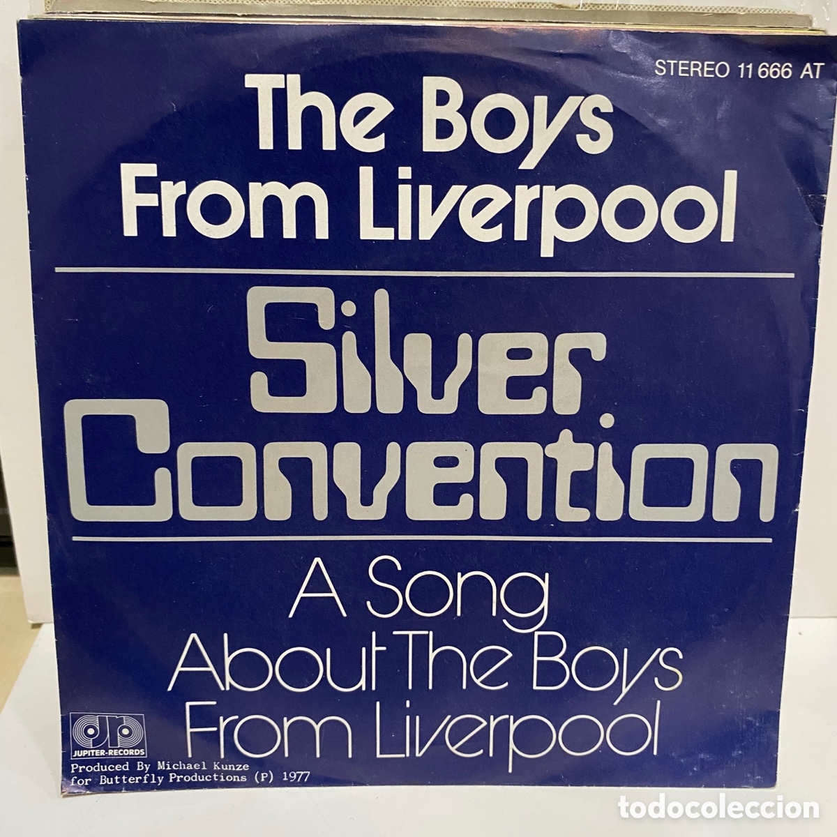 Discos de vinilo: Silver Convention - The Boys From Liverpool (7&rdquo;, Single) - Foto 1