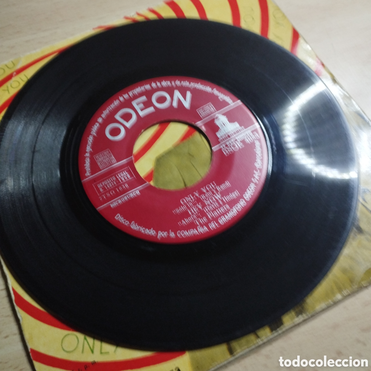 Discos de vinilo: EP 7&rdquo; The Platters 1958 Only you + 3. - Foto 4