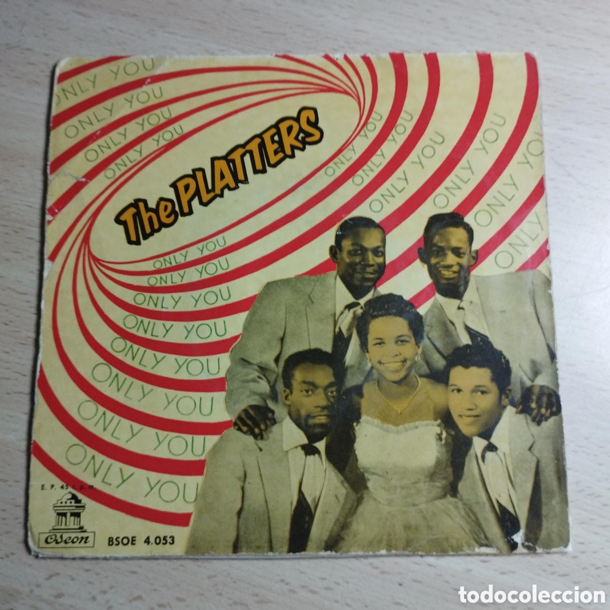 Discos de vinilo: EP 7&rdquo; The Platters 1958 Only you + 3. - Foto 1