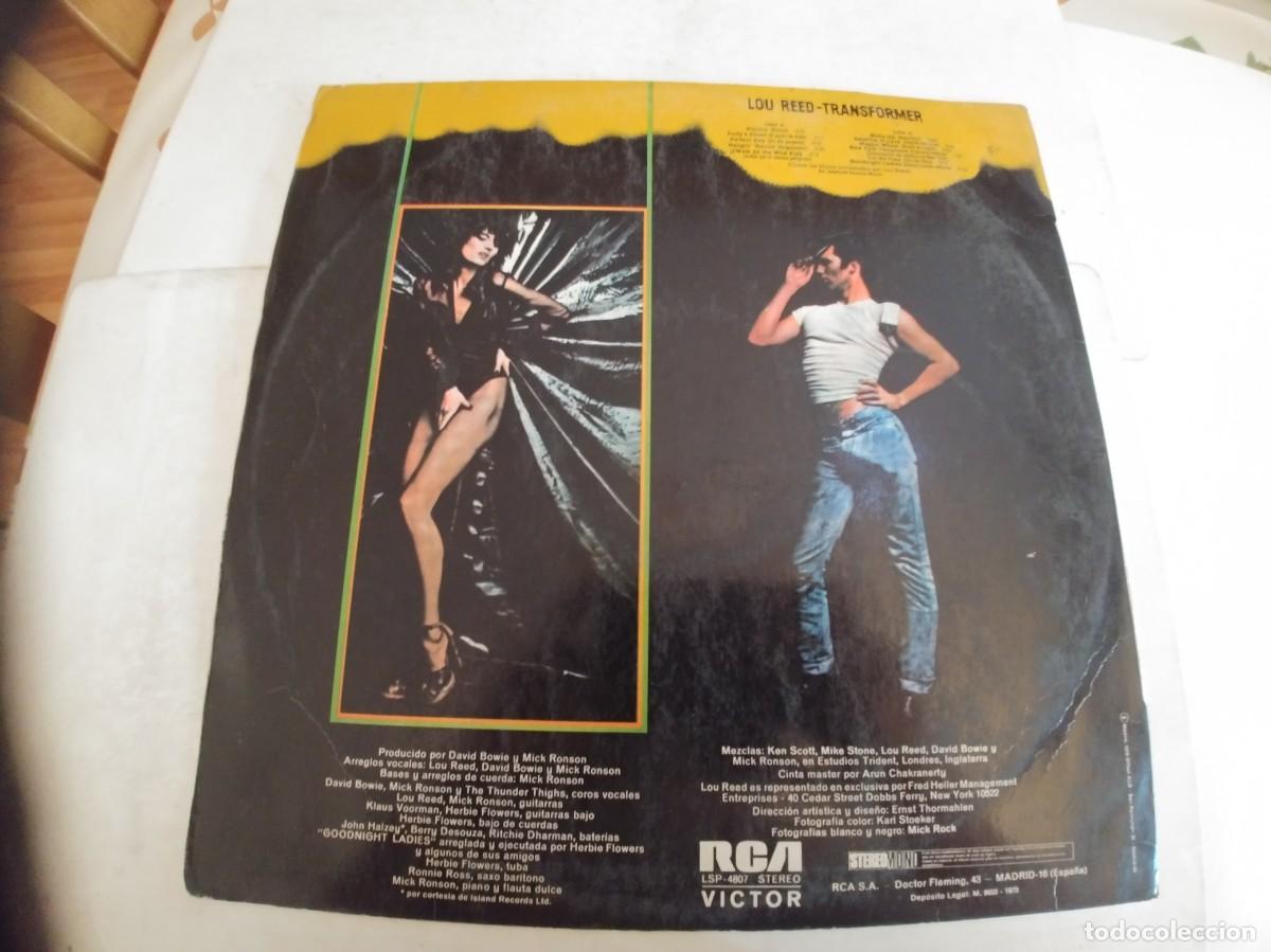Discos de vinilo: LOU REED-LP TRANSFORMER - Foto 2