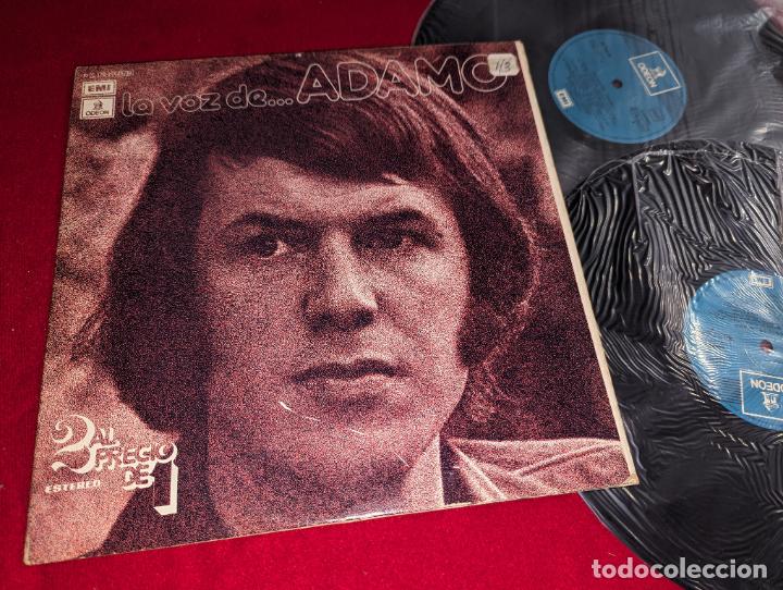 Discos de vinilo: ADAMO La voz de...2LP 1977 EMI Odeon ESPA&Ntilde;A SPAIN gatefold - Foto 1