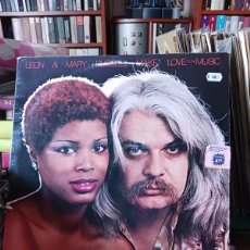 Discos de vinilo: LEON & MARY RUSSELL (LOVE TO THE MUSIC) LP PARADISE 1977 ORIGINAL USA