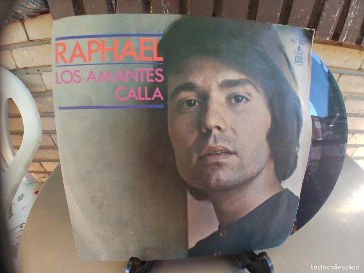 Disques de vinyle: RAPHAEL-SINGLE LOS AMANTES