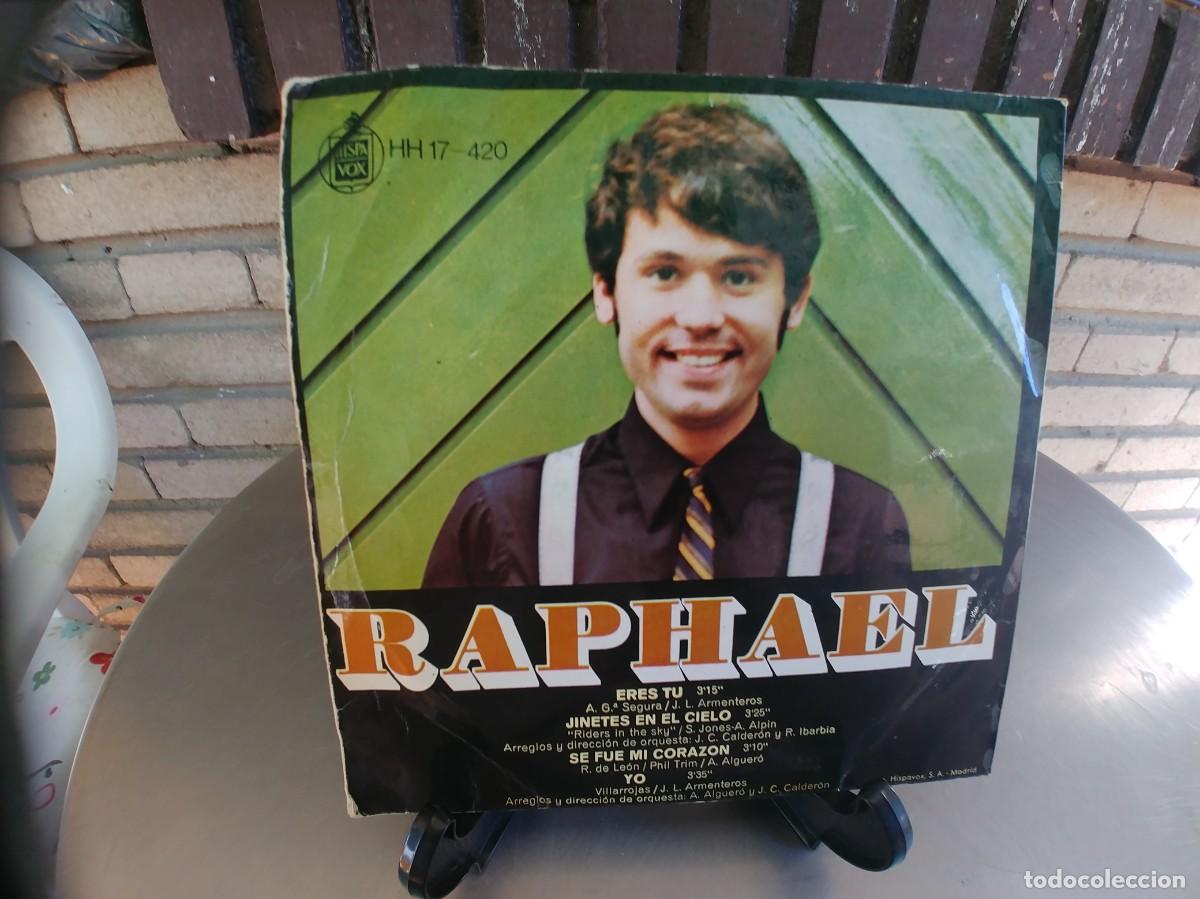 Discos de vinilo: RAPHAEL-EP ERES TU +3 - Foto 2
