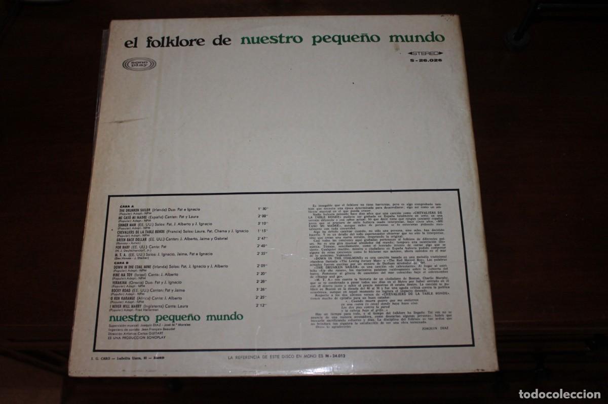 Discos de vinilo: EL FOLKLORE DE NUESTRO PEQUE&Ntilde;O MUNDO - Foto 2