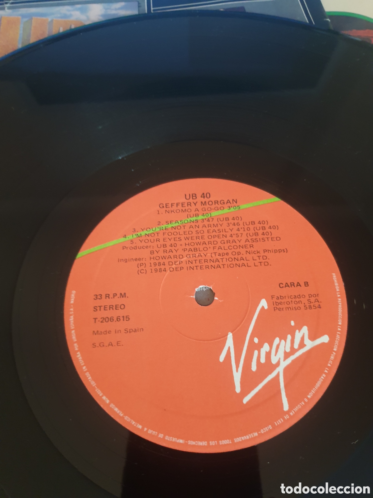 Discos de vinilo: UB40 - Geffery Morgan... - Foto 3