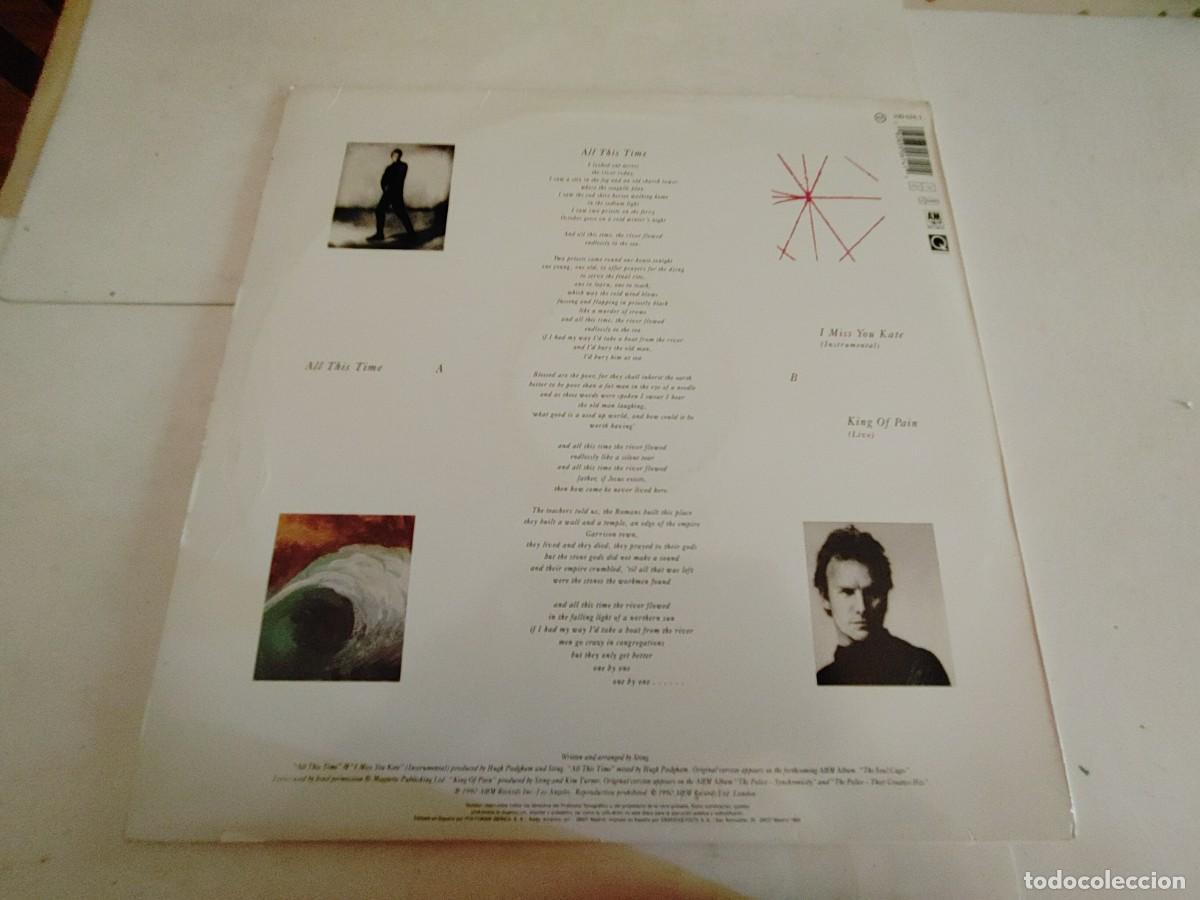 Discos de vinilo: STING-MAXI ALL THIS TIME - Foto 2
