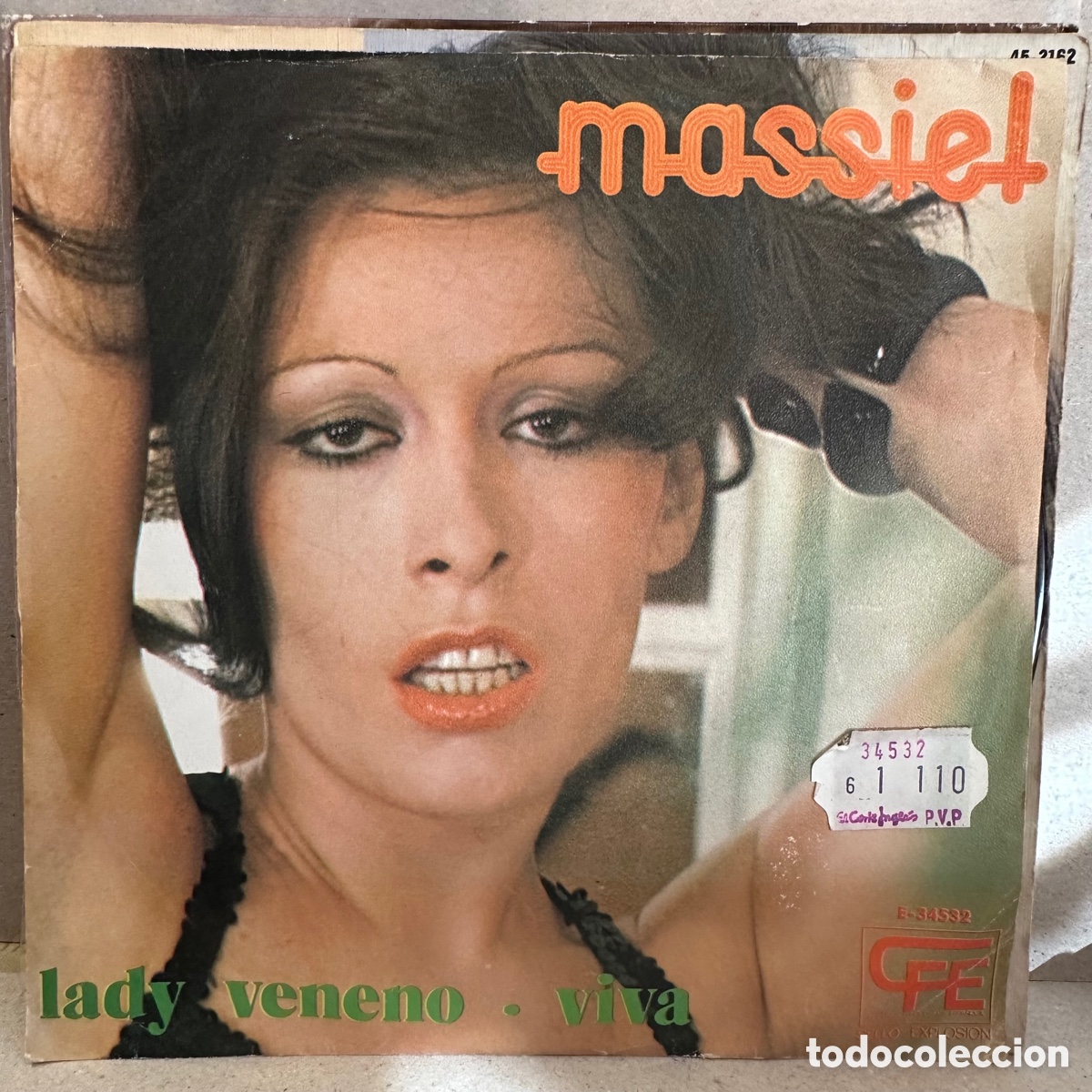 Discos de vinilo: Massiel - Lady Veneno / Viva (7&rdquo;, Single) - Foto 1