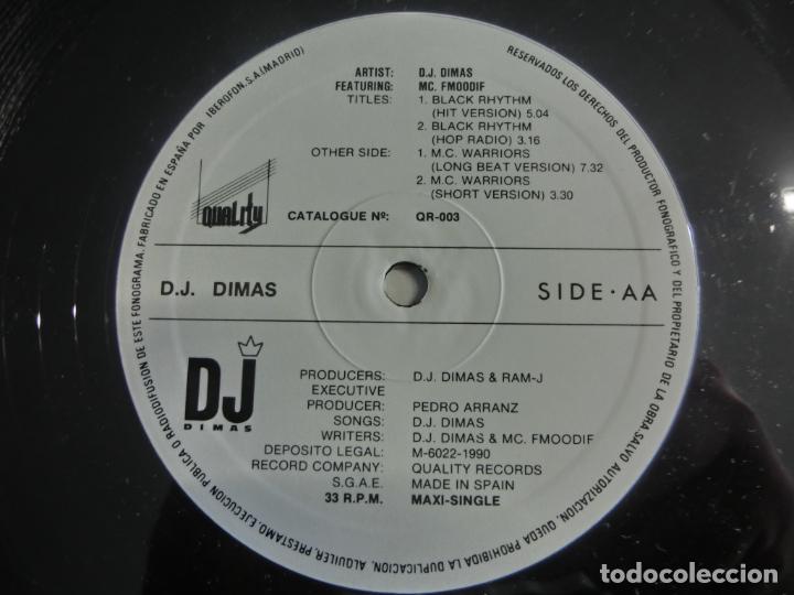 Discos de vinilo: DJ Dimas Featuring MC. FMoodif &ndash; Black Rhythm - Foto 3