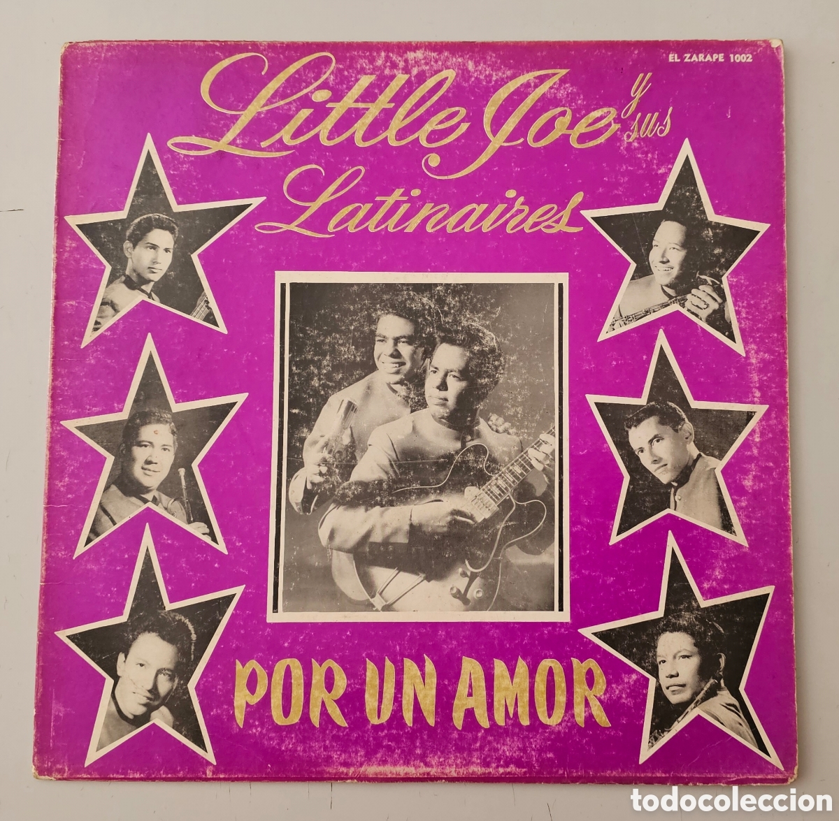 Disques de vinyle: LP LITTLE JOE Y SUS LATINAIRES - Por un amor (US - El Zarate Records - 1968) Tex-Mex Norte&ntilde;o