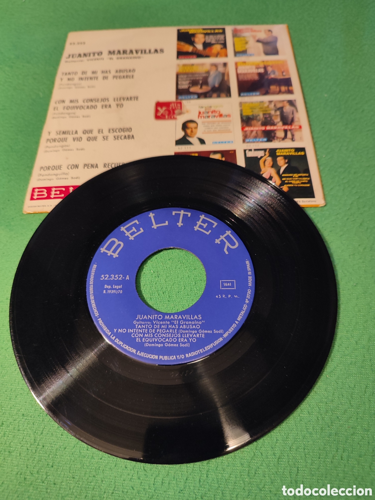Discos de vinilo: Juanito Maravillas - De mi has abusado+ 3 - Foto 2