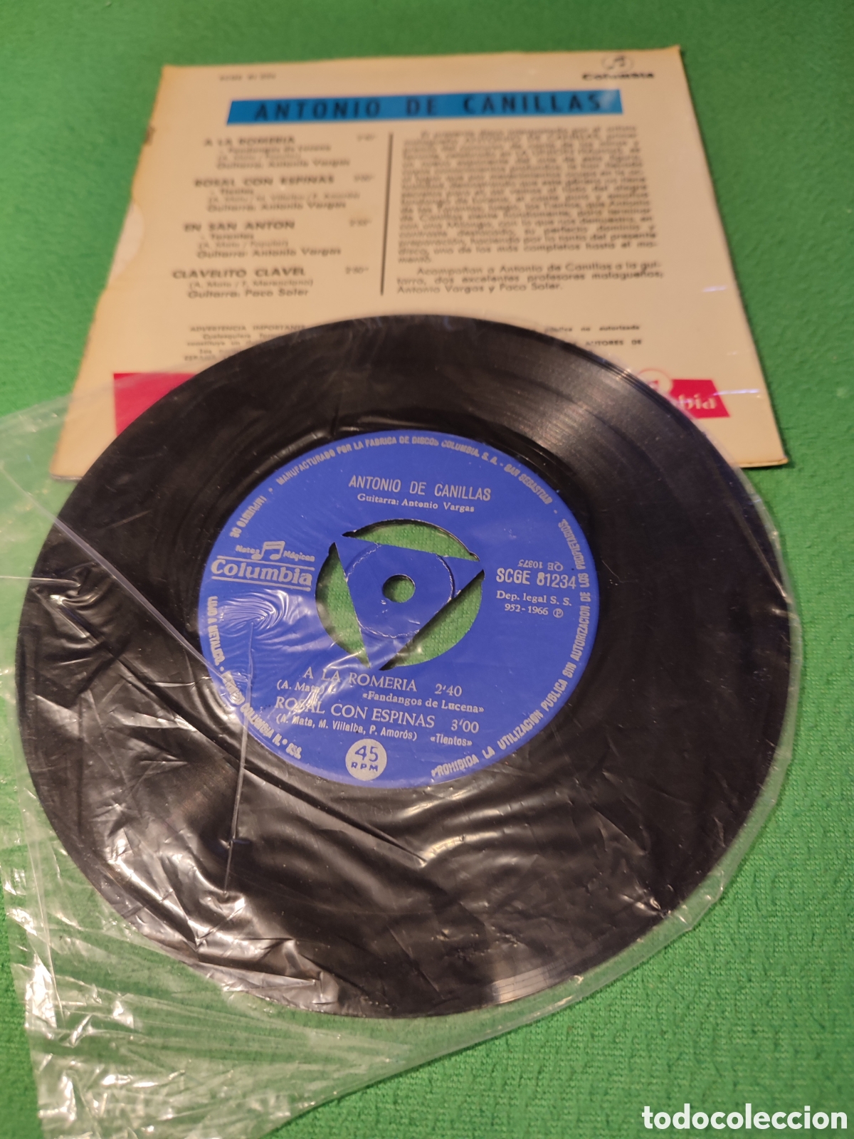 Discos de vinilo: Antonio de Canillas - A la romer&iacute;a+ 3 - Foto 2