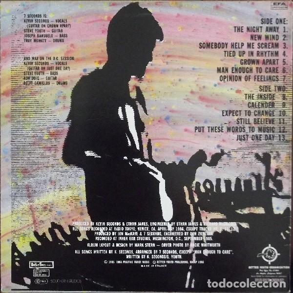 Discos de vinilo: 7 Seconds &lrm;&ndash; New Wind - LP - 1986 - Foto 2