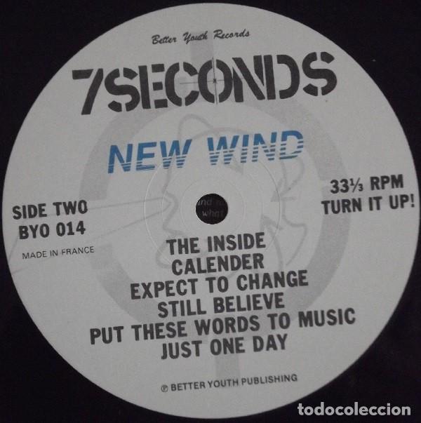 Discos de vinilo: 7 Seconds &lrm;&ndash; New Wind - LP - 1986 - Foto 4