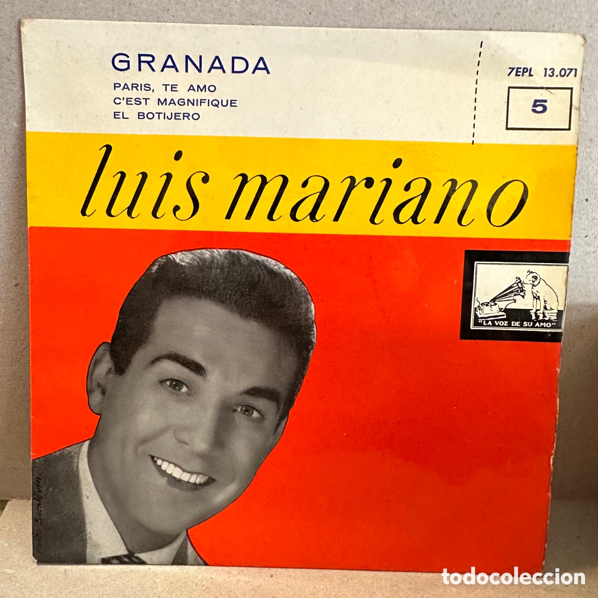 Discos de vinilo: Luis Mariano - Granada (7&rdquo;, EP) - Foto 1