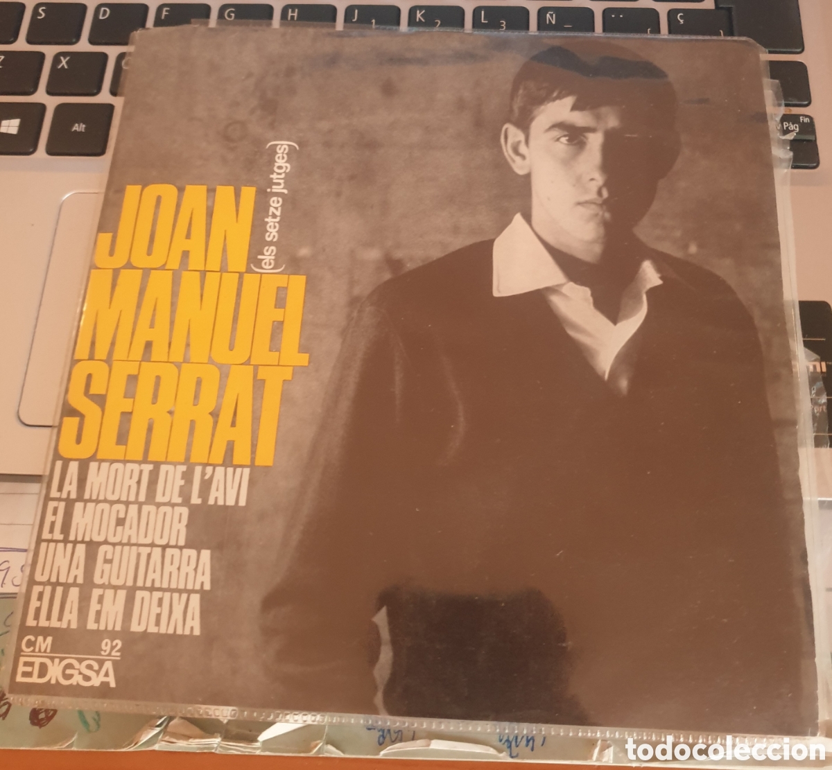 Discos de vinilo: Joan Manuel serrat - La mort de lavi + 3 - Foto 1