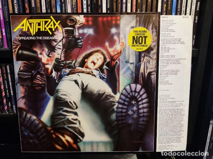 Discos de vinilo: ANTHRAX - SPREADING THE DISEASE - Foto 1
