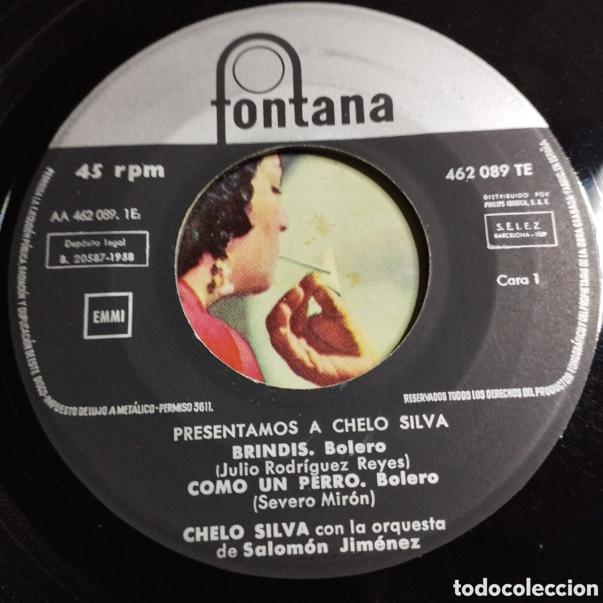 Discos de vinilo: EP 7&rdquo; Chelo Silva 1958 Brindis + 3. - Foto 3