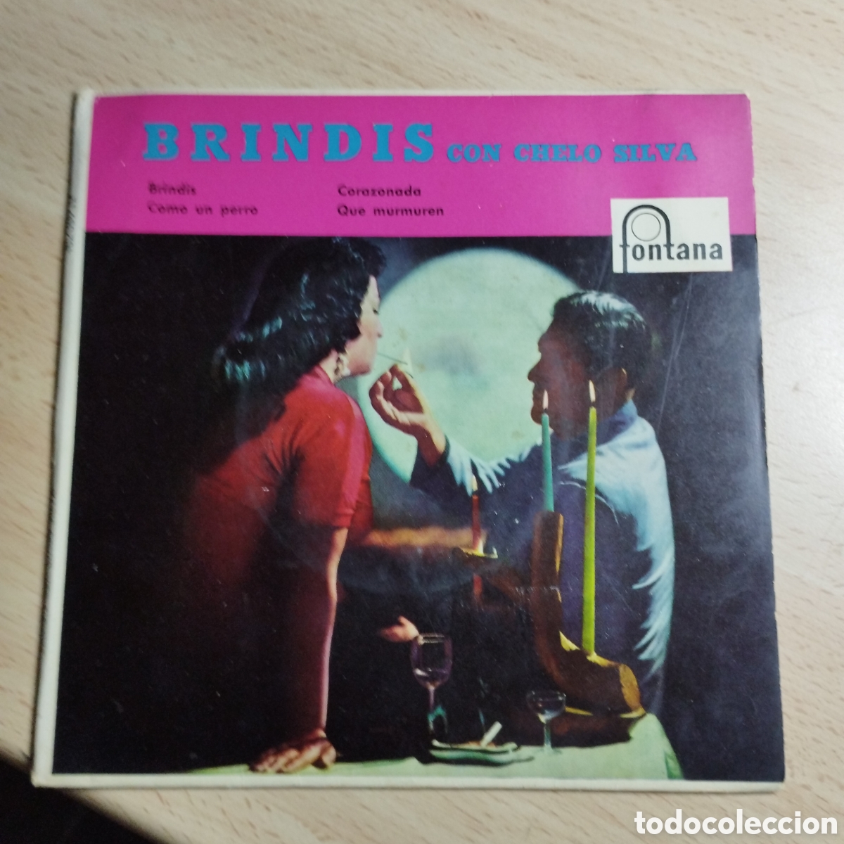 Discos de vinilo: EP 7&rdquo; Chelo Silva 1958 Brindis + 3. - Foto 1