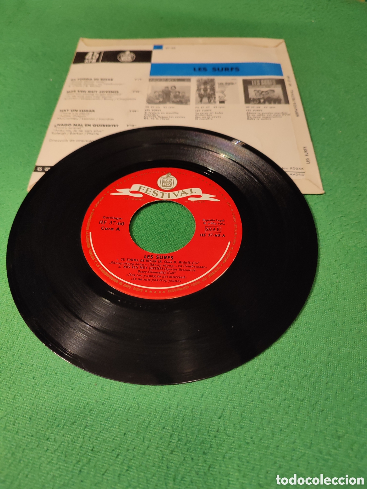 Discos de vinilo: Les Surfs - Su forma de besar+ 3 - Foto 2