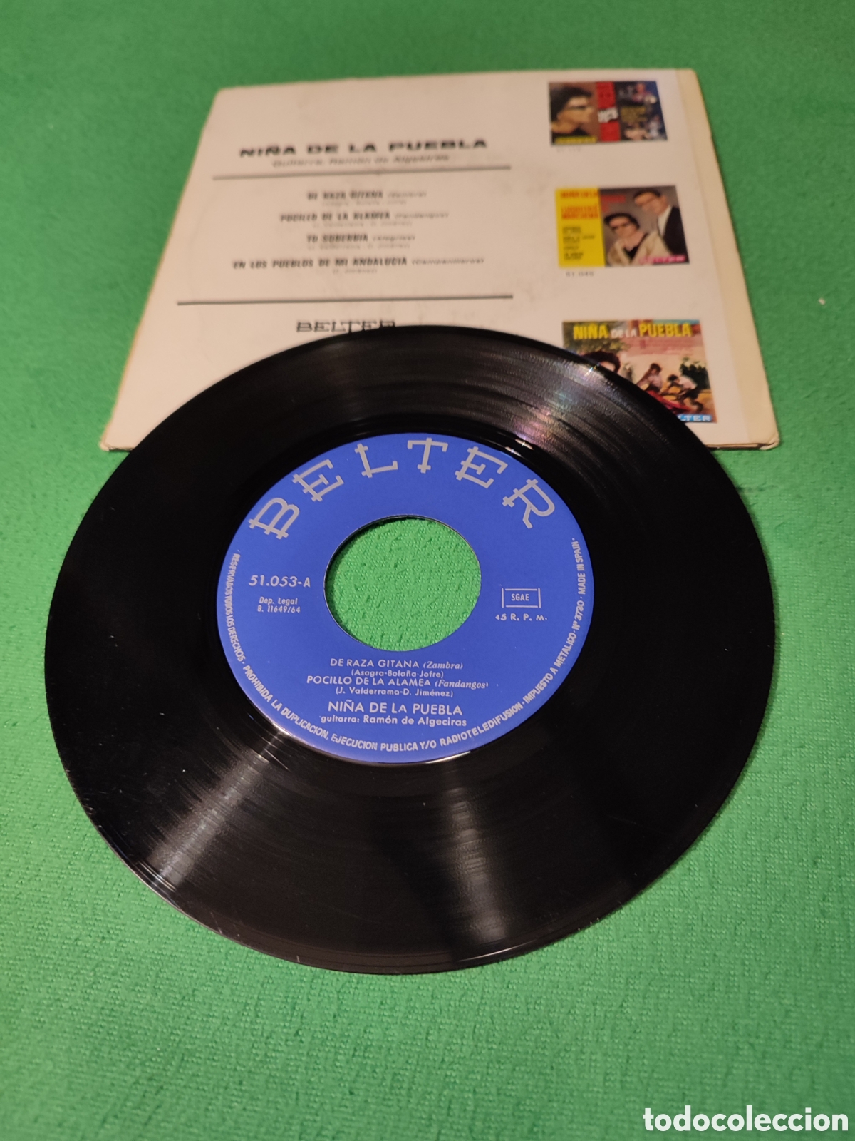 Discos de vinilo: Ni&ntilde;a de la Puebla,- De raza gitana+ 3 - Foto 2