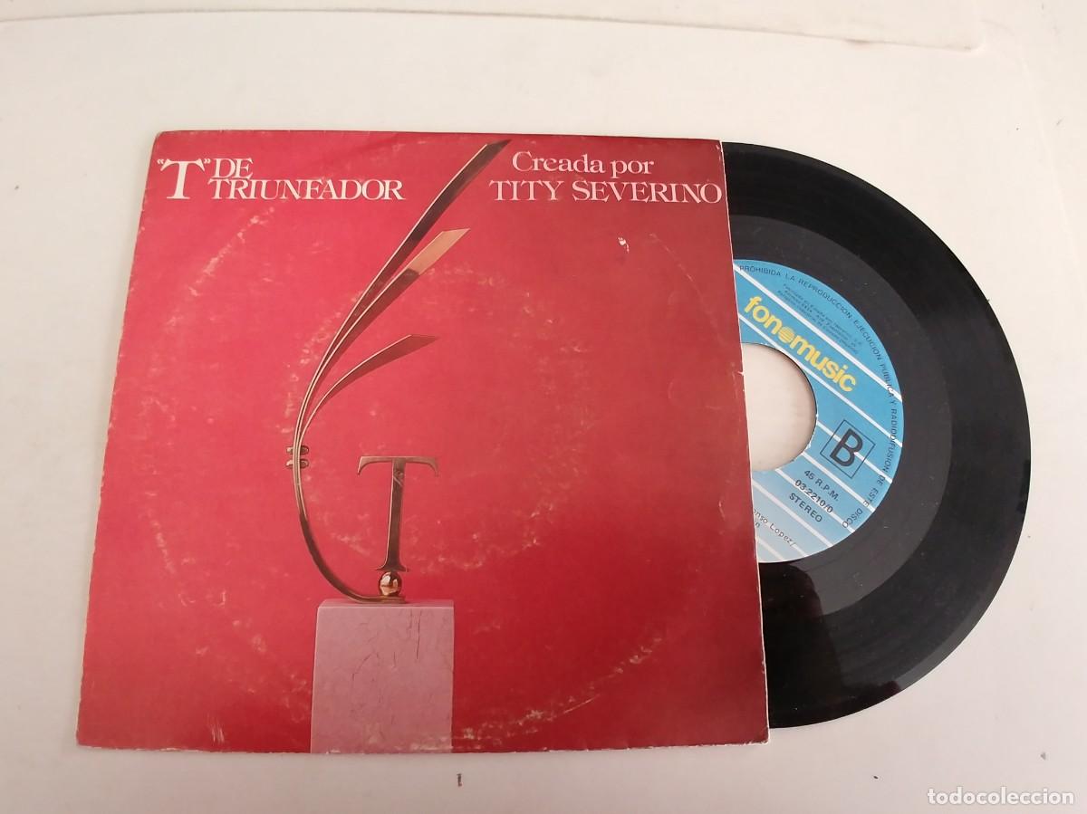 Discos de vinilo: T DE TRIUNFADOR-SINGLE LOS CHOQUEROS Y CAMPUZANO - Foto 1