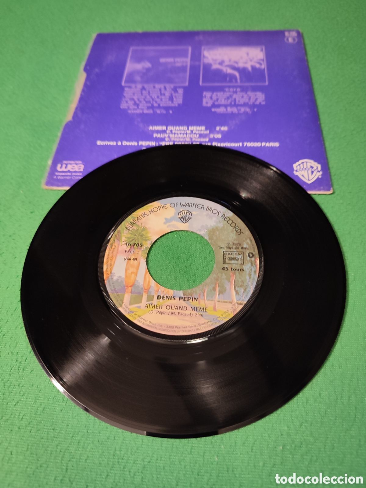 Discos de vinilo: Denis Pep&iacute;n - Aimer Quand meme - Foto 2