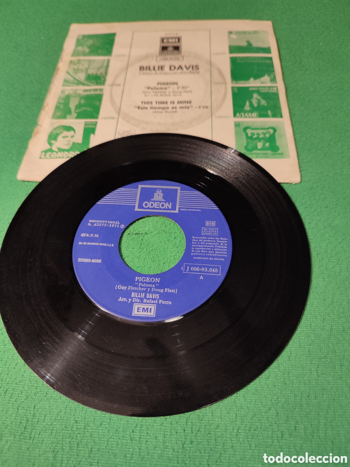 Discos de vinilo: Billie Davis - Pigeon - Foto 2
