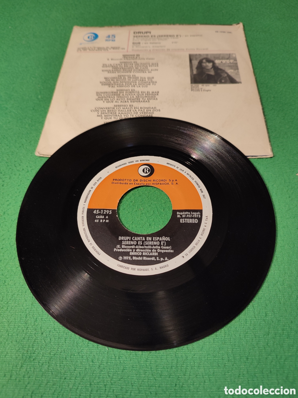Discos de vinilo: Drupi - Sereno es... cantado en espa&ntilde;ol - Foto 2