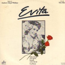 Discos de vinilo: EVITA - MUSICA DE: ANDREW LLOYD WEBBER / SELECCION DE OPERA / LP NEVADA 1977 RF-17704