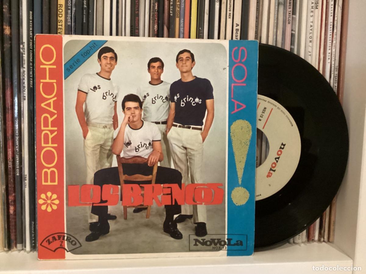 Discos de vinilo: BRINCOS - BORRACHO - SOLA - Foto 1