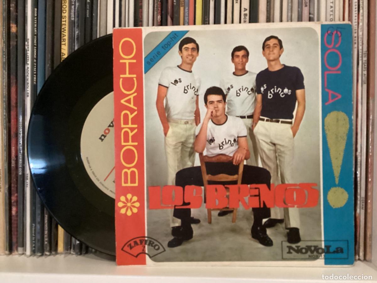 Discos de vinilo: BRINCOS - BORRACHO - SOLA - Foto 2