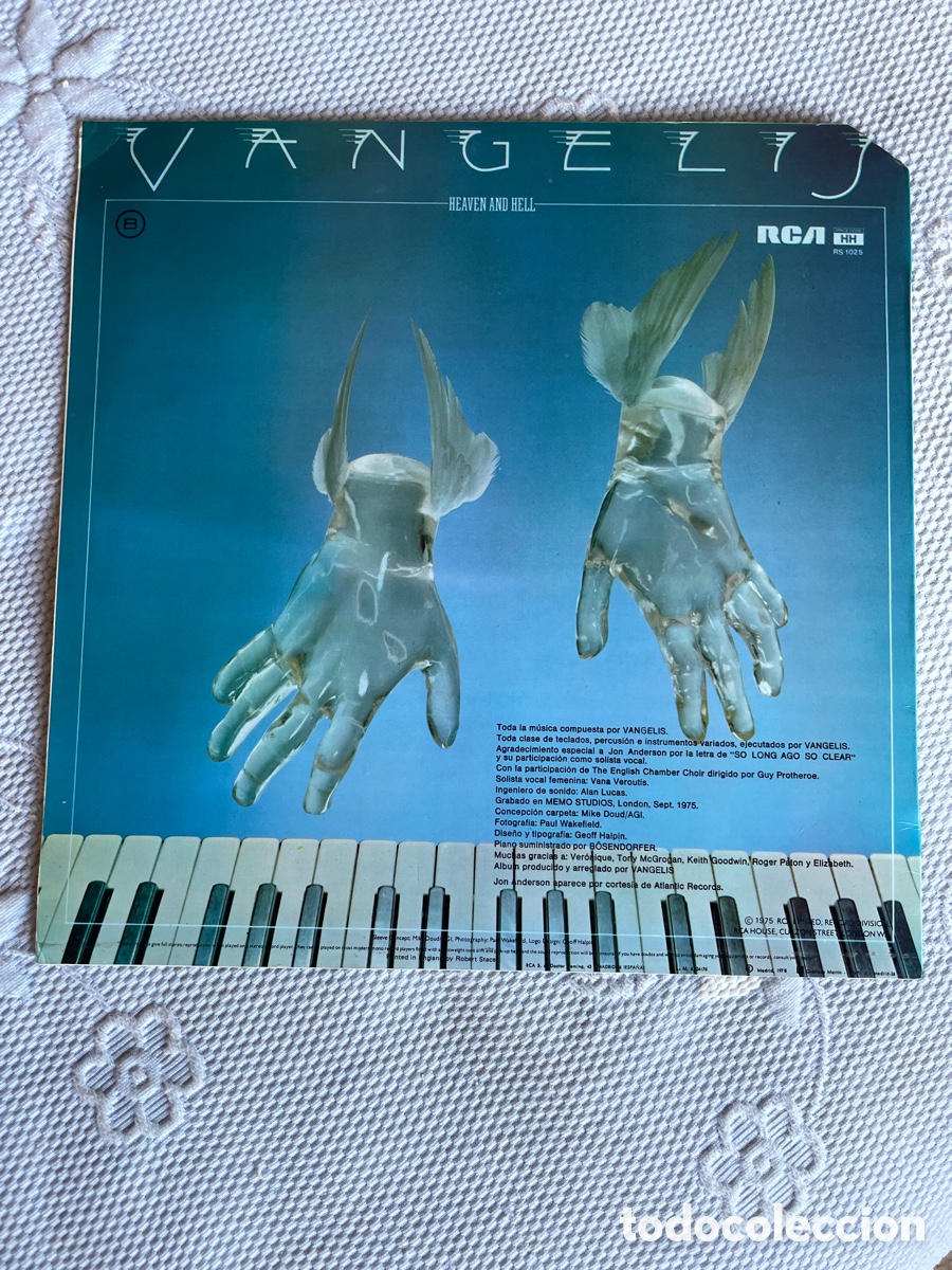 Discos de vinilo: VANGELIS - Heaven and Hell / LP - Foto 2