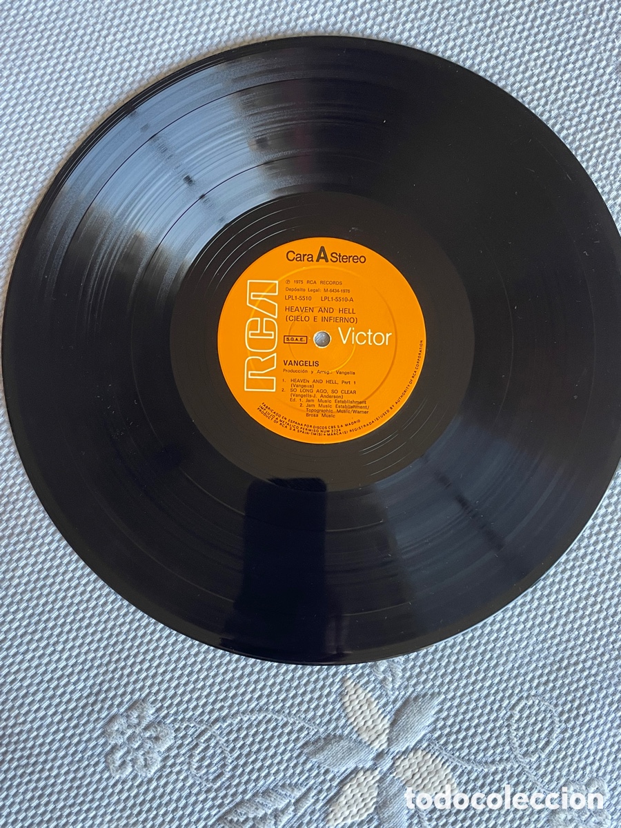Discos de vinilo: VANGELIS - Heaven and Hell / LP - Foto 8
