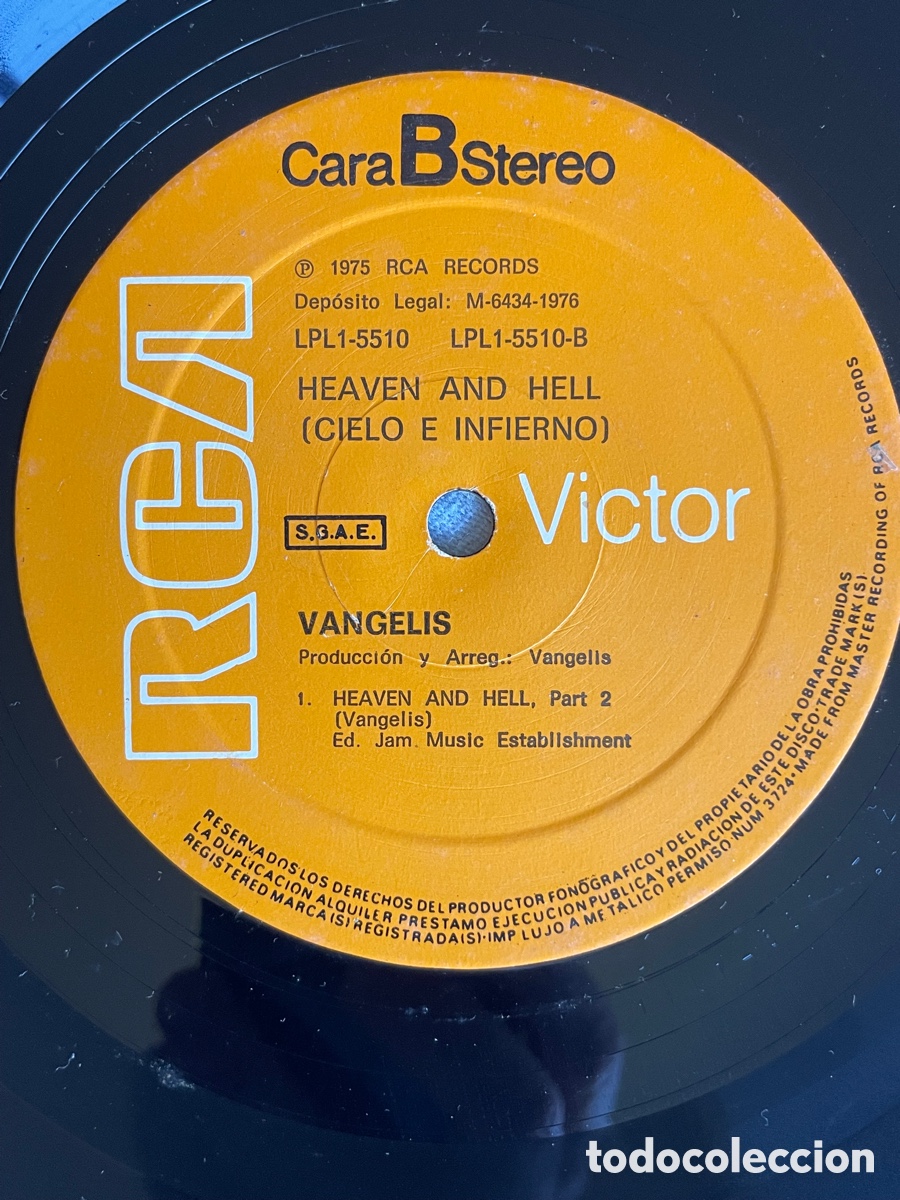 Discos de vinilo: VANGELIS - Heaven and Hell / LP - Foto 11