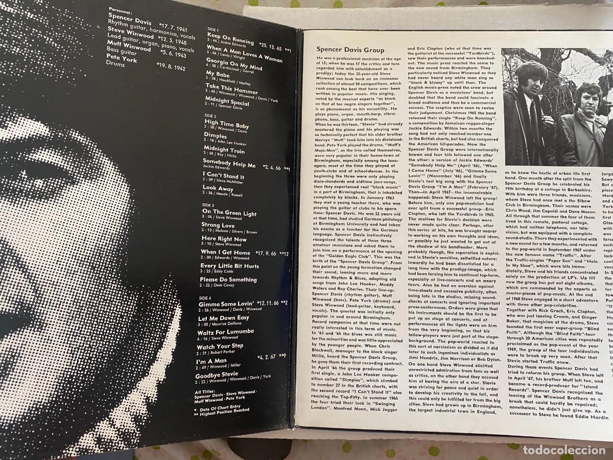 Discos de vinilo: LP DOBLE-SPENCER DAVIS GROUP-POP CHRONIK - Foto 2