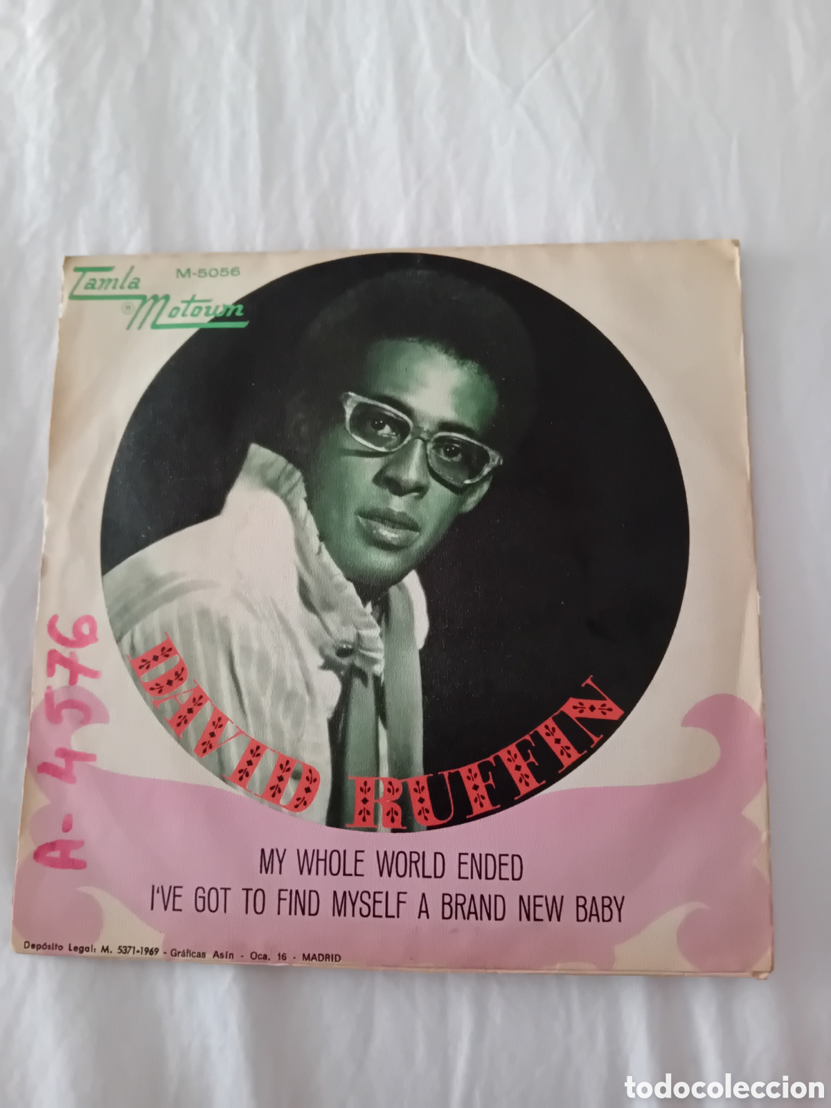 Discos de vinilo: DAVID RUFFIN. MY WHOLE WORLD ENDED - Foto 2