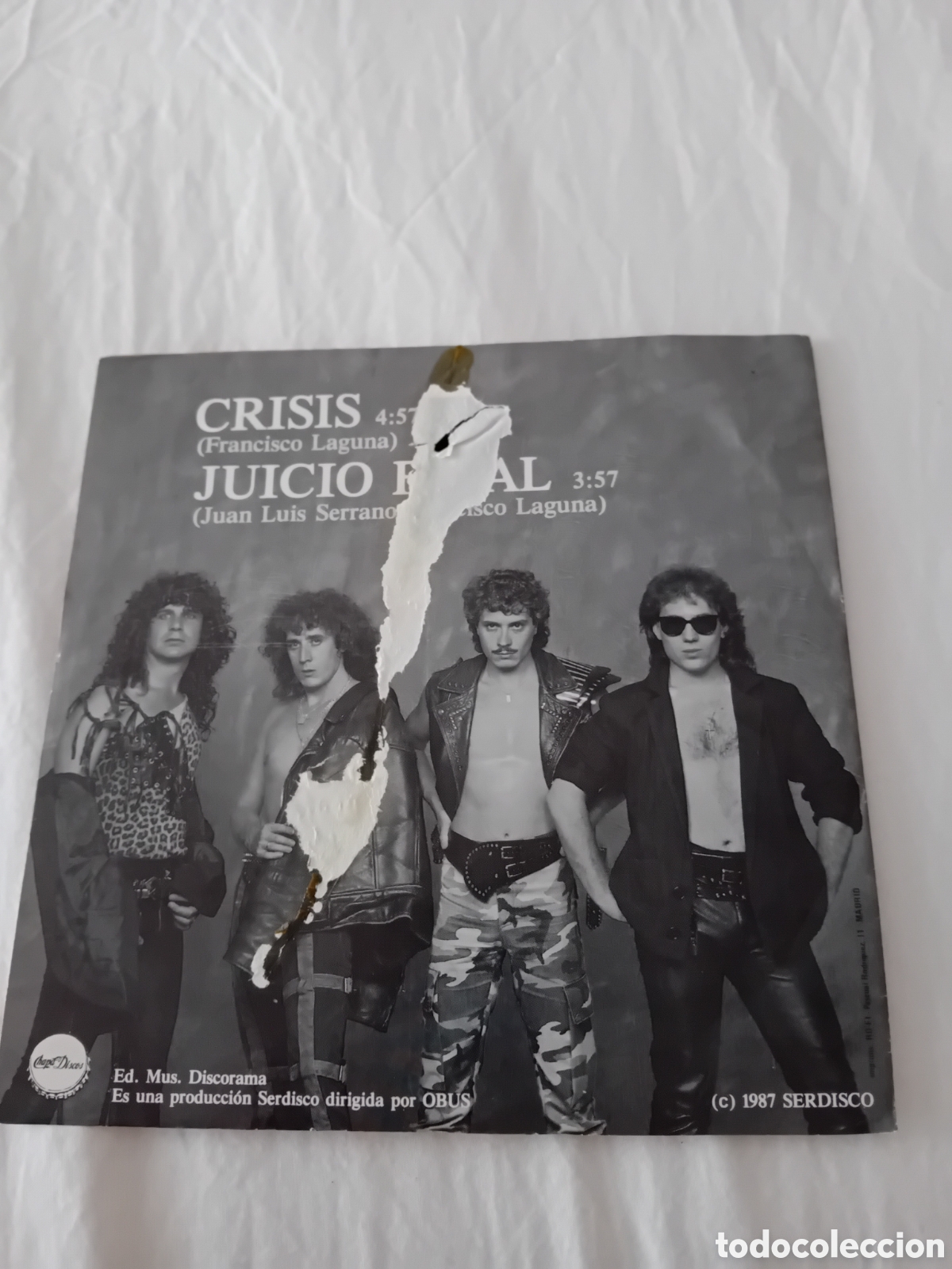 Discos de vinilo: OBUS. CRISIS - Foto 2