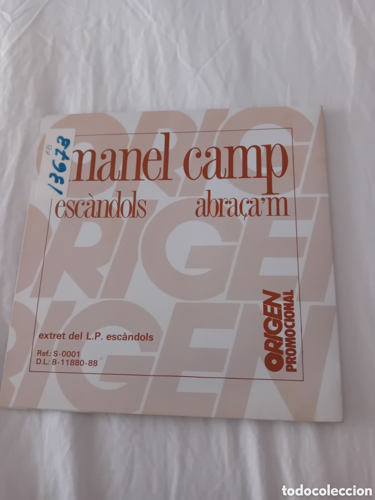 Discos de vinilo: MANEL CAMP. ESCANDOLS - Foto 2