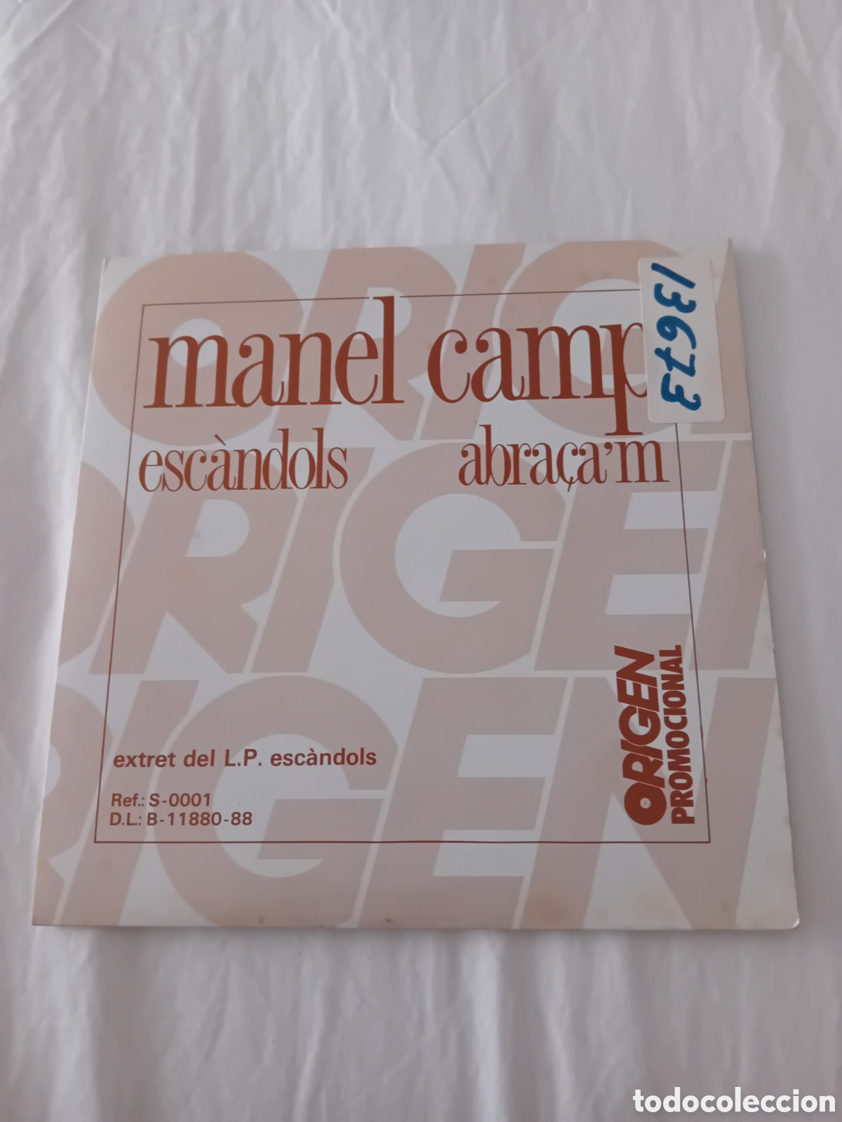 Discos de vinilo: MANEL CAMP. ESCANDOLS - Foto 1