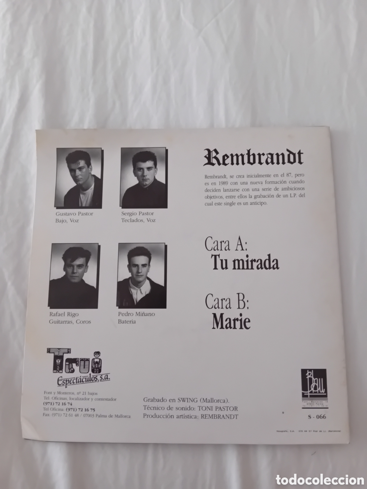 Discos de vinilo: REMBRANDT. TU MIRADA - Foto 2