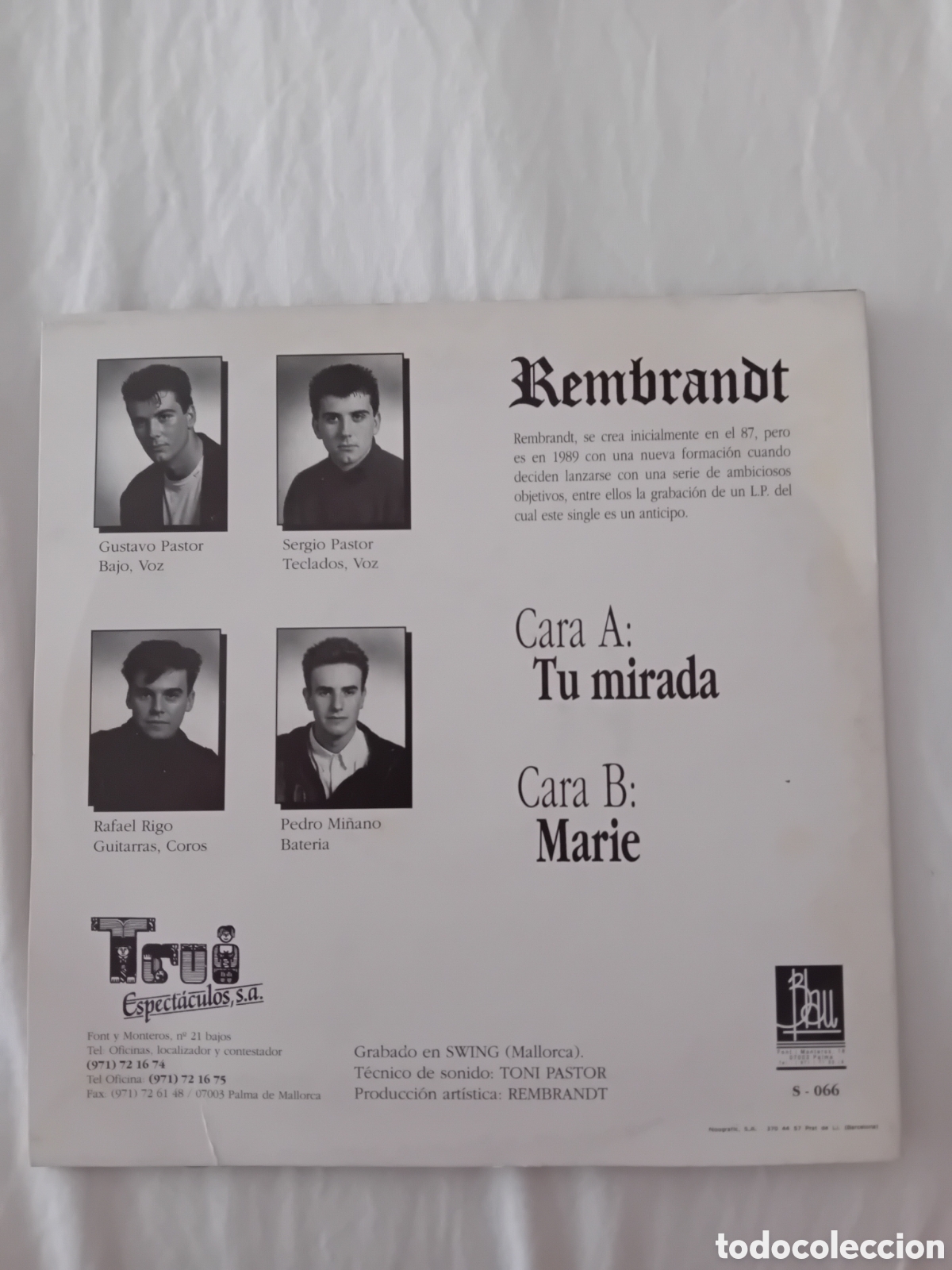 Discos de vinilo: REMBRANDT. TU MIRADA - Foto 2
