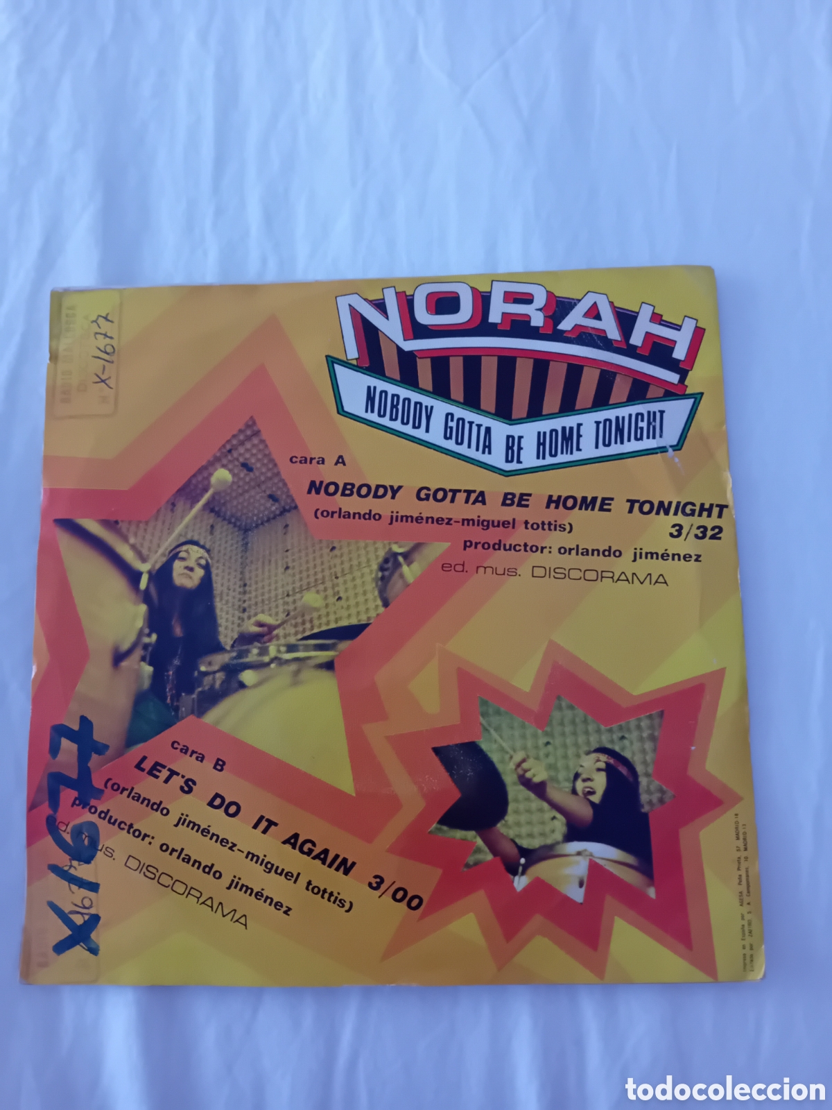 Discos de vinilo: NORAH. NOBODDY GOTTA BE HOME TONIGHT - Foto 2