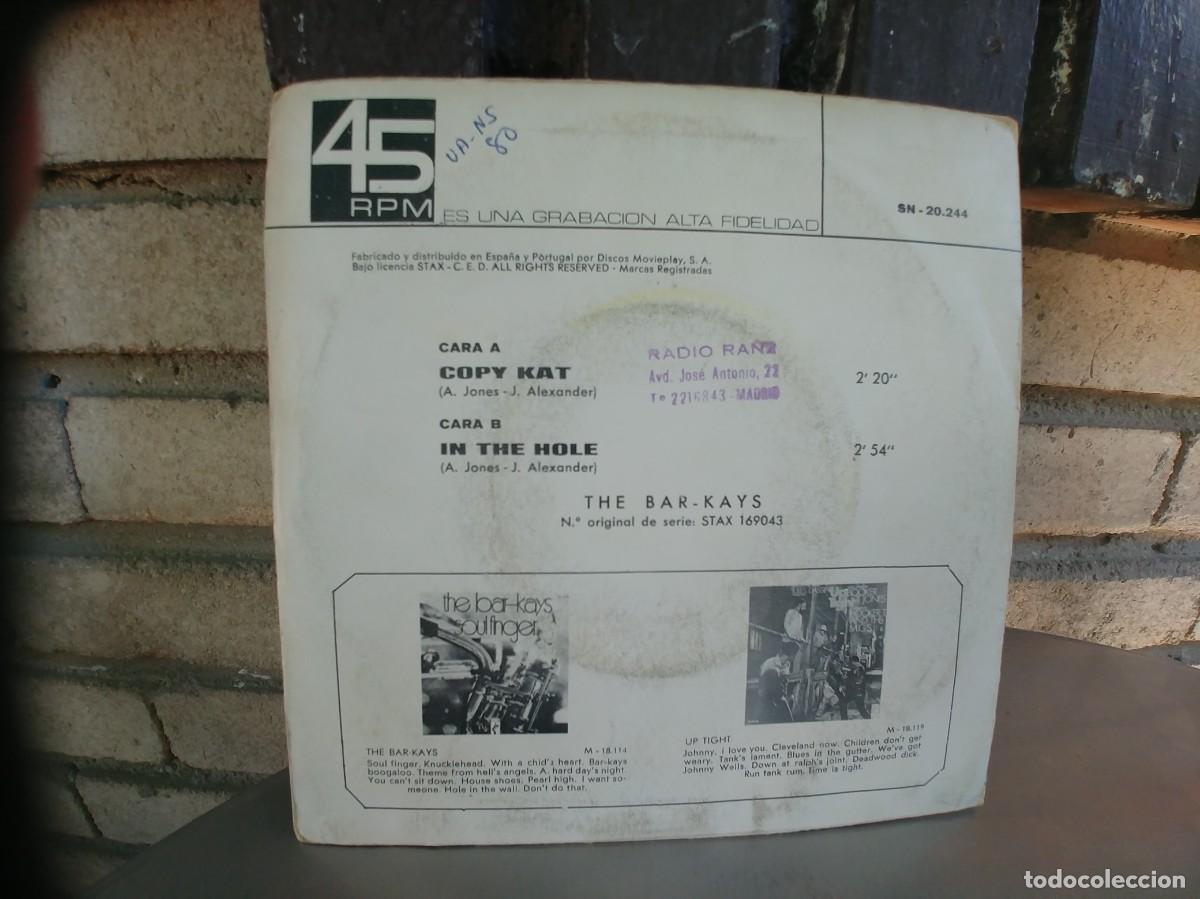 Discos de vinilo: THE BAR KAYS-SINGLE COPY KAT - Foto 2