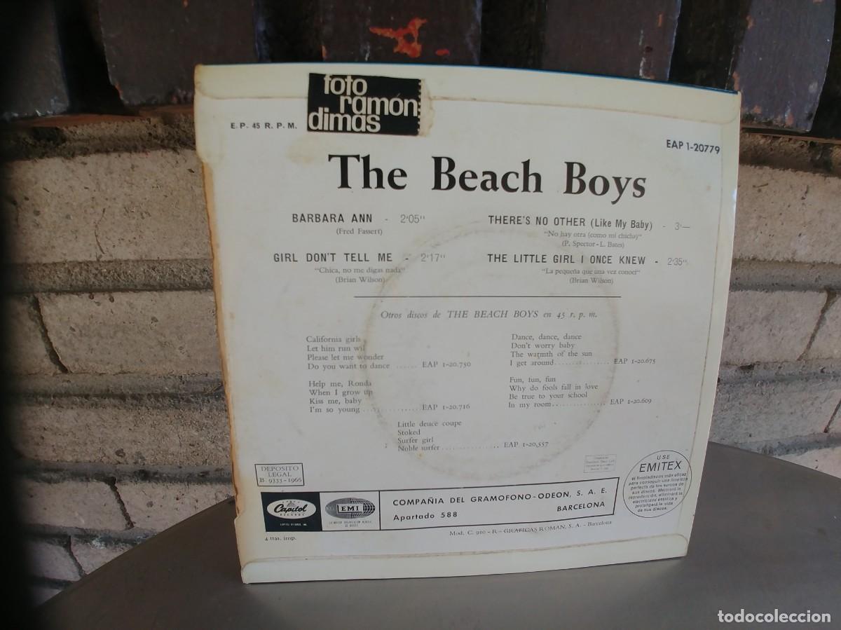 Discos de vinilo: THE BEACH BOYS-EP BARBARA ANN +3 - Foto 2
